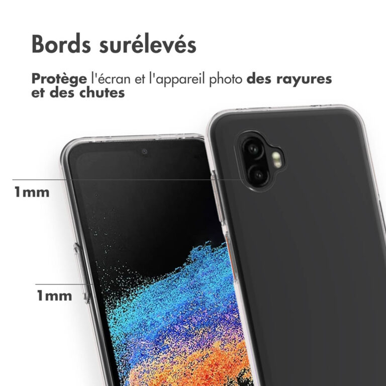Accezz Clear Backcover Samsung Galaxy Xcover 6 Pro - Transparant - Afbeelding 6