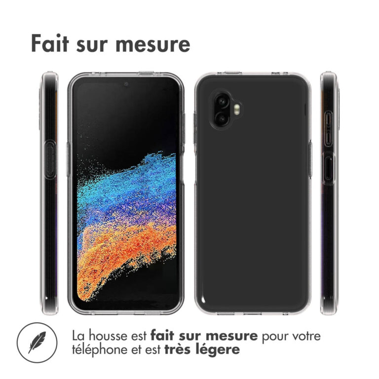 Accezz Clear Backcover Samsung Galaxy Xcover 6 Pro - Transparant - Afbeelding 5