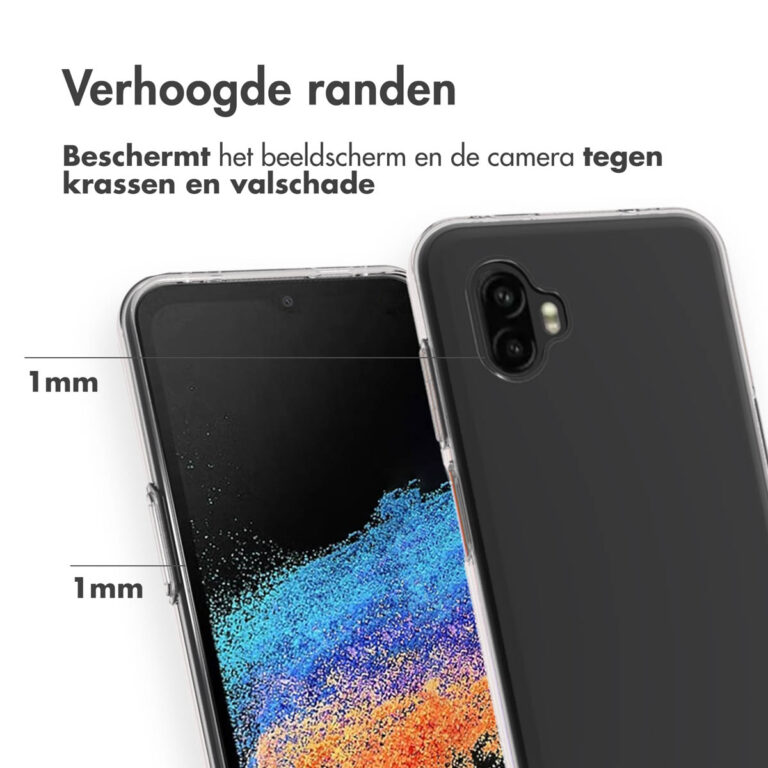 Accezz Clear Backcover Samsung Galaxy Xcover 6 Pro - Transparant - Afbeelding 3