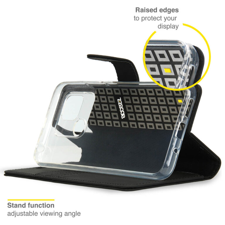 Accezz Wallet Softcase Bookcase Xiaomi Redmi 10C - Zwart - Afbeelding 8