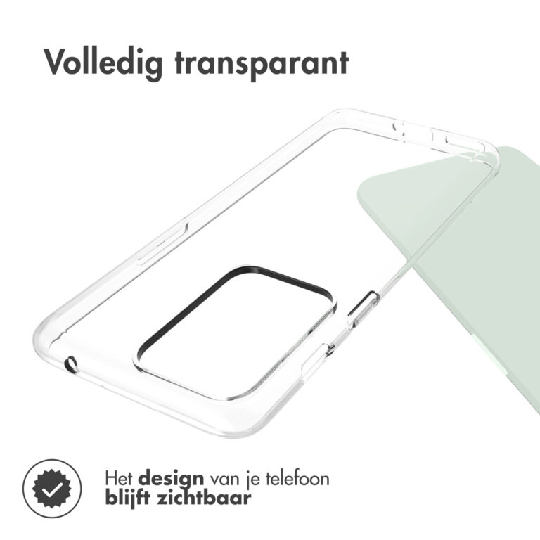 Accezz Clear Backcover OnePlus Nord 2T - Transparant - Afbeelding 4