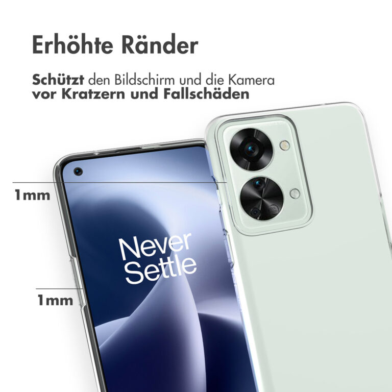 Accezz Clear Backcover OnePlus Nord 2T - Transparant - Afbeelding 9