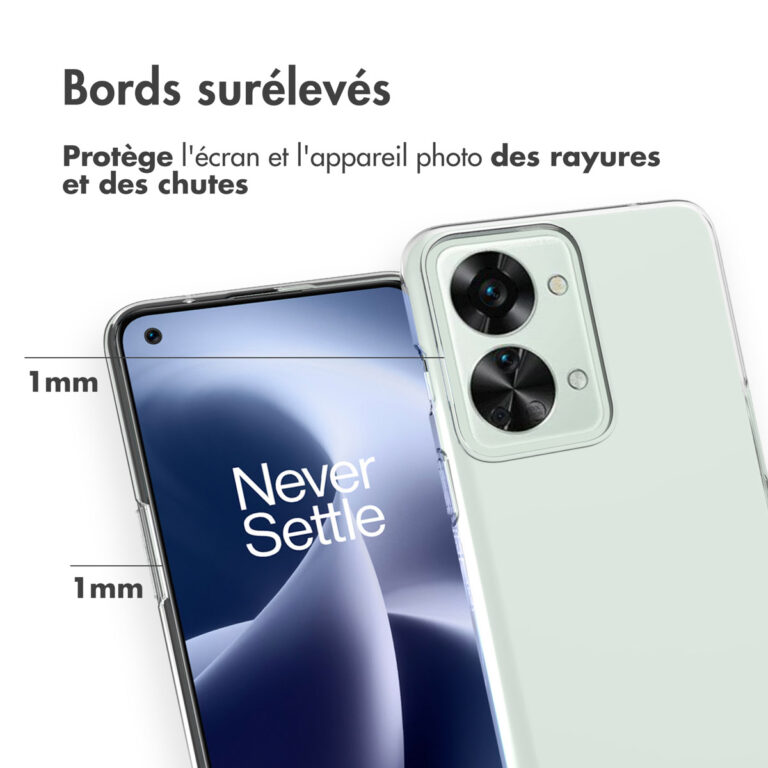 Accezz Clear Backcover OnePlus Nord 2T - Transparant - Afbeelding 6