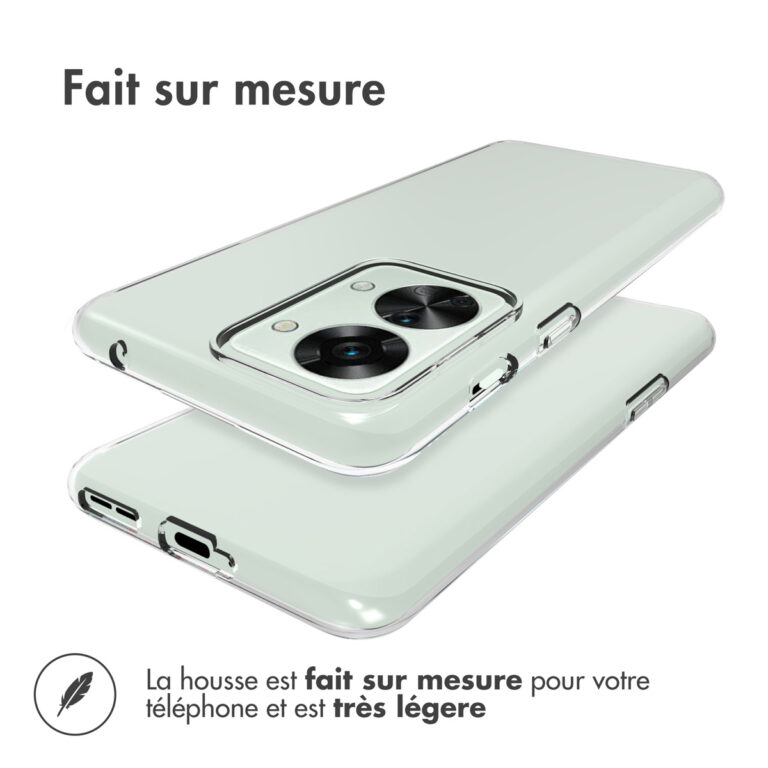 Accezz Clear Backcover OnePlus Nord 2T - Transparant - Afbeelding 5