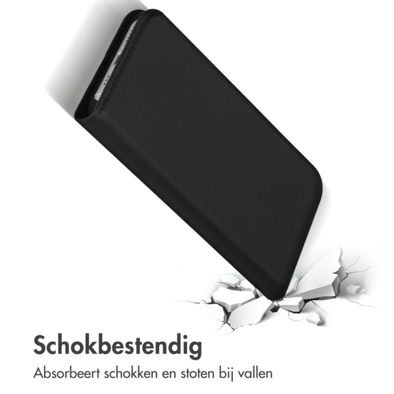Accezz Premium Leather Slim Bookcase Apple iPhone 14 - Zwart - Afbeelding 7