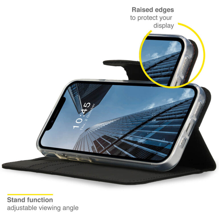 Accezz Wallet Softcase Bookcase Apple iPhone 14 - Zwart - Afbeelding 4