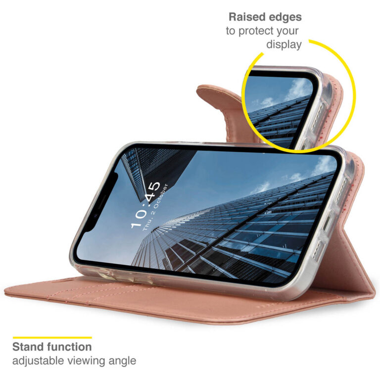 Accezz Wallet Softcase Bookcase Apple iPhone 14 Plus - Rosé Goud - Afbeelding 4