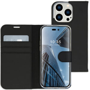 Accezz Wallet Softcase Bookcase Apple iPhone 14 Pro Max - Zwart