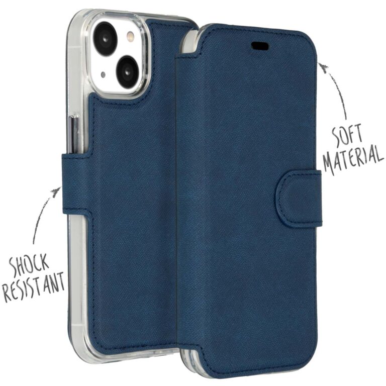 Accezz Xtreme Wallet Bookcase Apple iPhone 14 Plus - Donkerblauw - Afbeelding 8