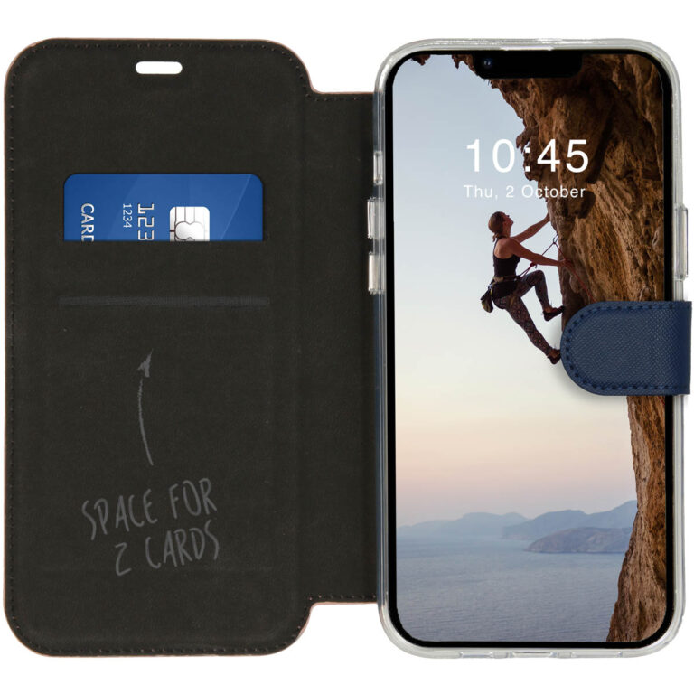 Accezz Xtreme Wallet Bookcase Apple iPhone 14 Plus - Donkerblauw - Afbeelding 7