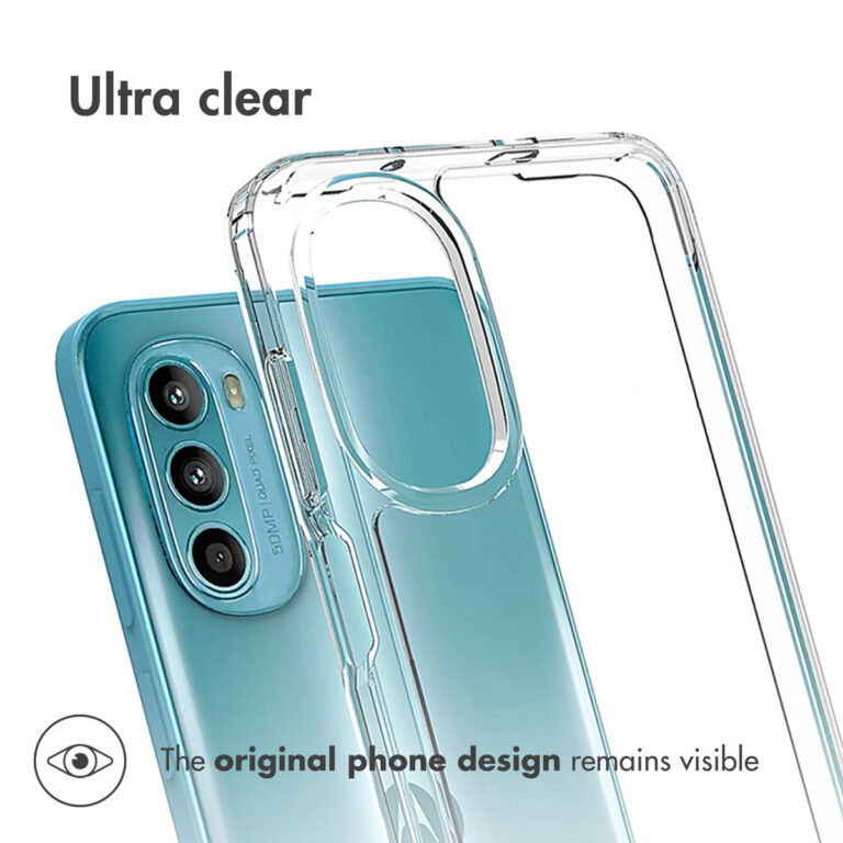 Accezz Xtreme Impact Backcover Motorola Moto G52 / G82 - Transparant - Afbeelding 4