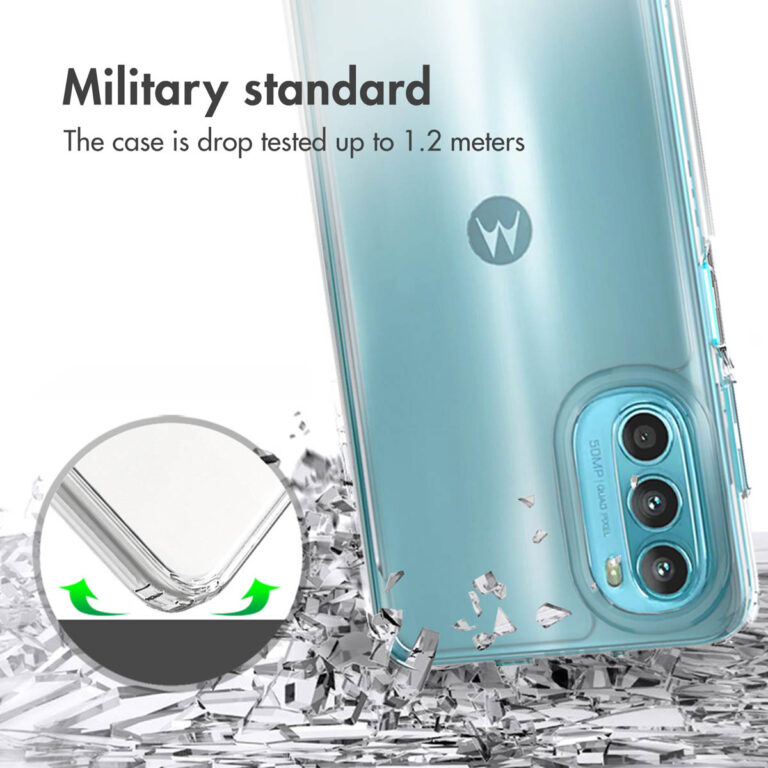 Accezz Xtreme Impact Backcover Motorola Moto G52 / G82 - Transparant - Afbeelding 2
