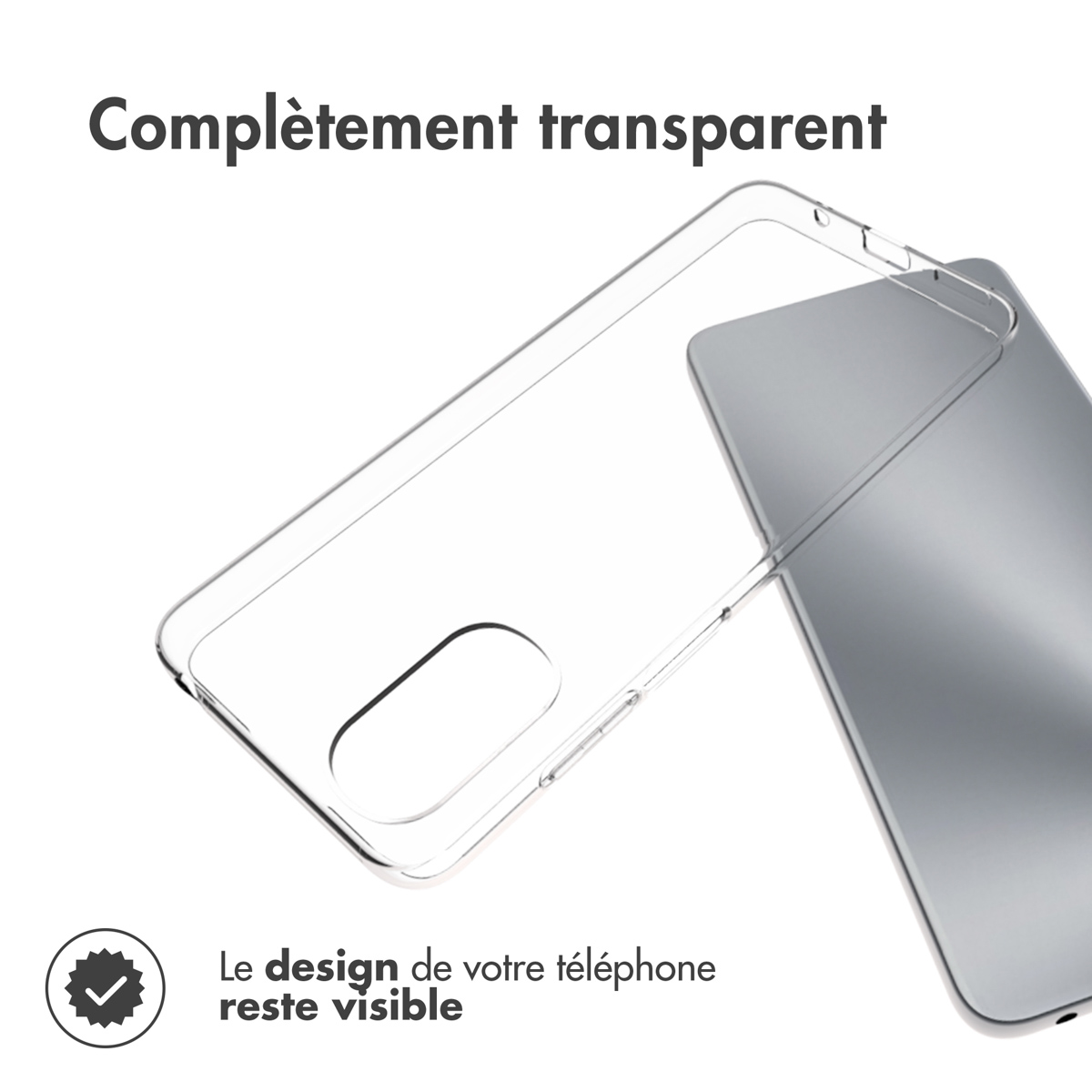 Accezz Clear Backcover Motorola Moto E32 / E32s - Transparant - Afbeelding 3