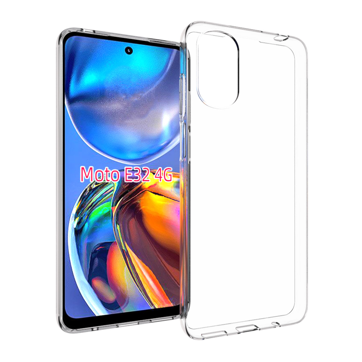 Accezz Clear Backcover Motorola Moto E32 / E32s – Transparant