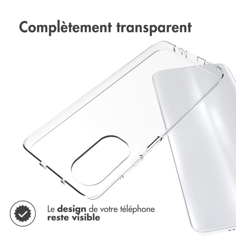 Accezz Clear Backcover Motorola Moto G52 / G82 - Transparant - Afbeelding 7