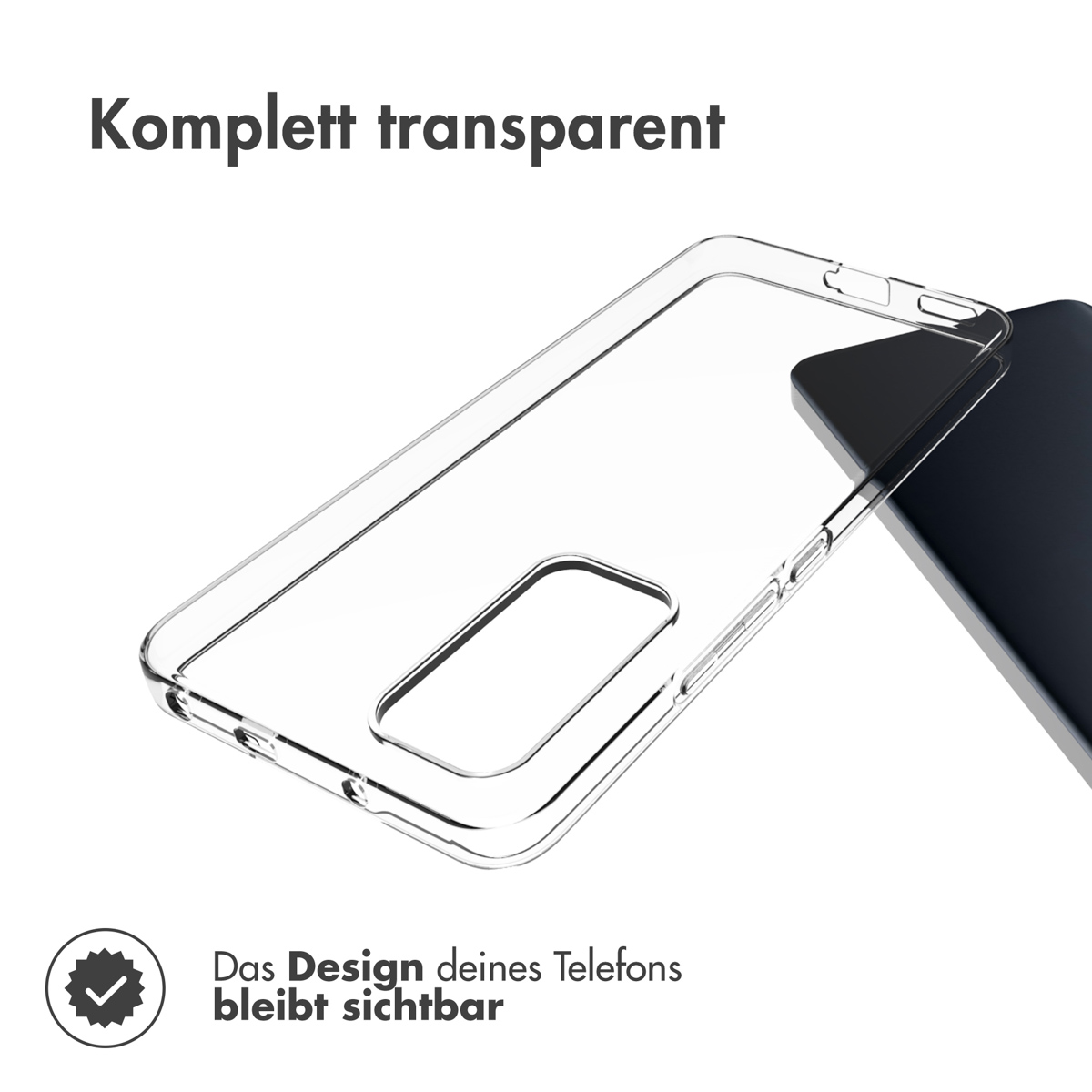 Accezz Clear Backcover Xiaomi 12 Lite - Transparant - Afbeelding 2