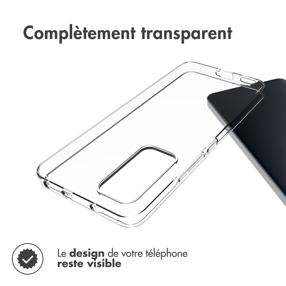 Accezz Clear Backcover Xiaomi 12 Lite - Transparant - Afbeelding 3