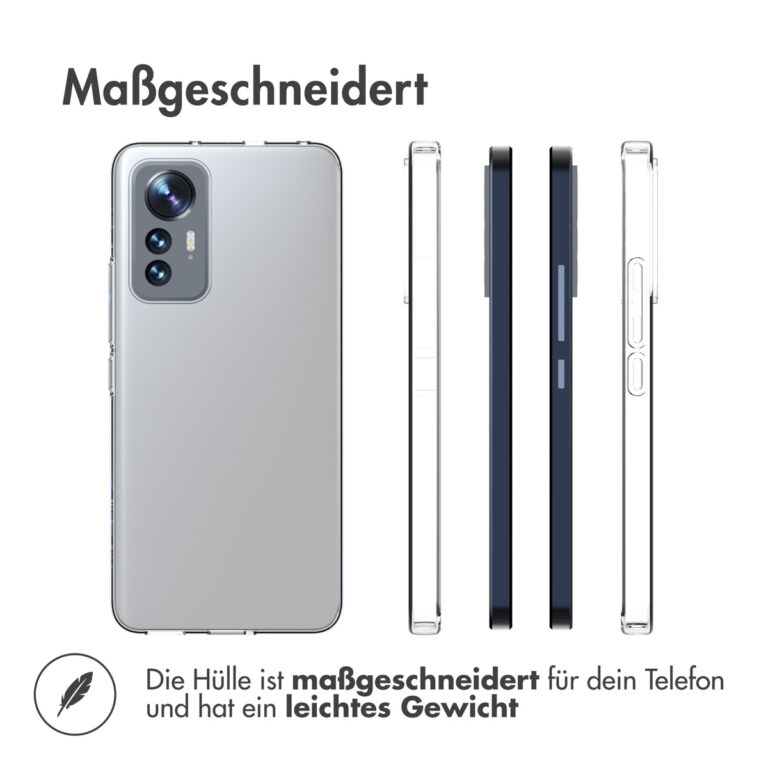 Accezz Clear Backcover Xiaomi 12 Lite - Transparant - Afbeelding 8
