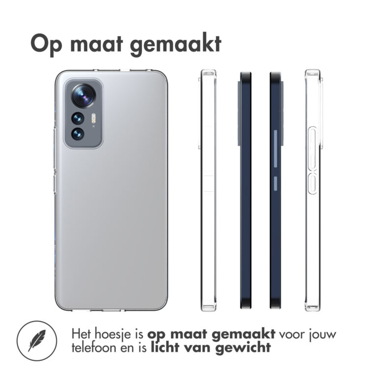 Accezz Clear Backcover Xiaomi 12 Lite - Transparant - Afbeelding 2