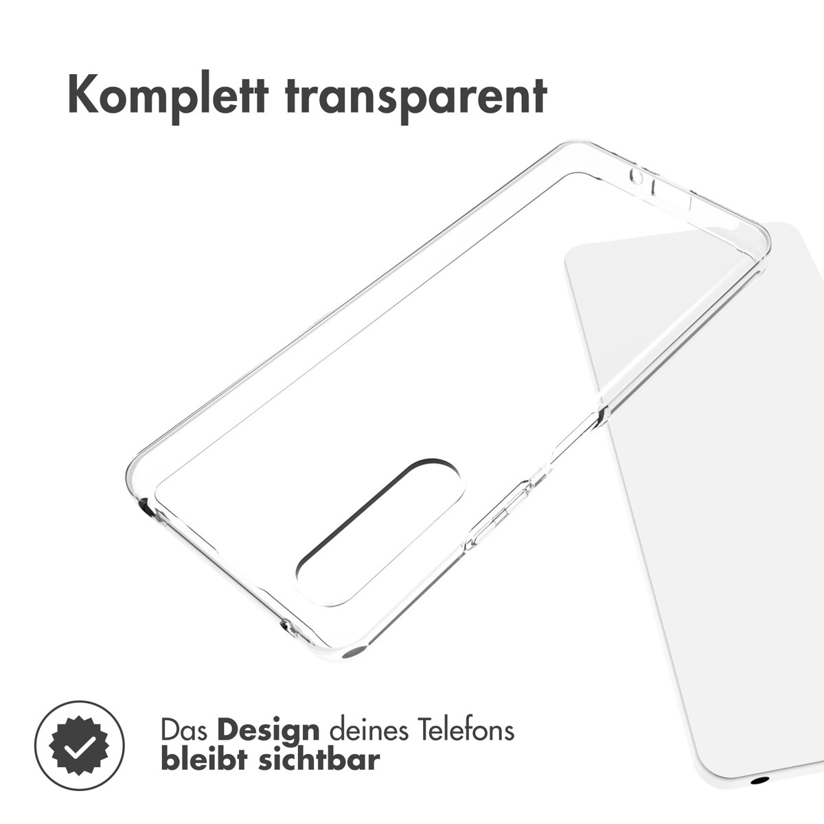 Accezz Clear Backcover Sony Xperia 10 IV - Transparant - Afbeelding 2