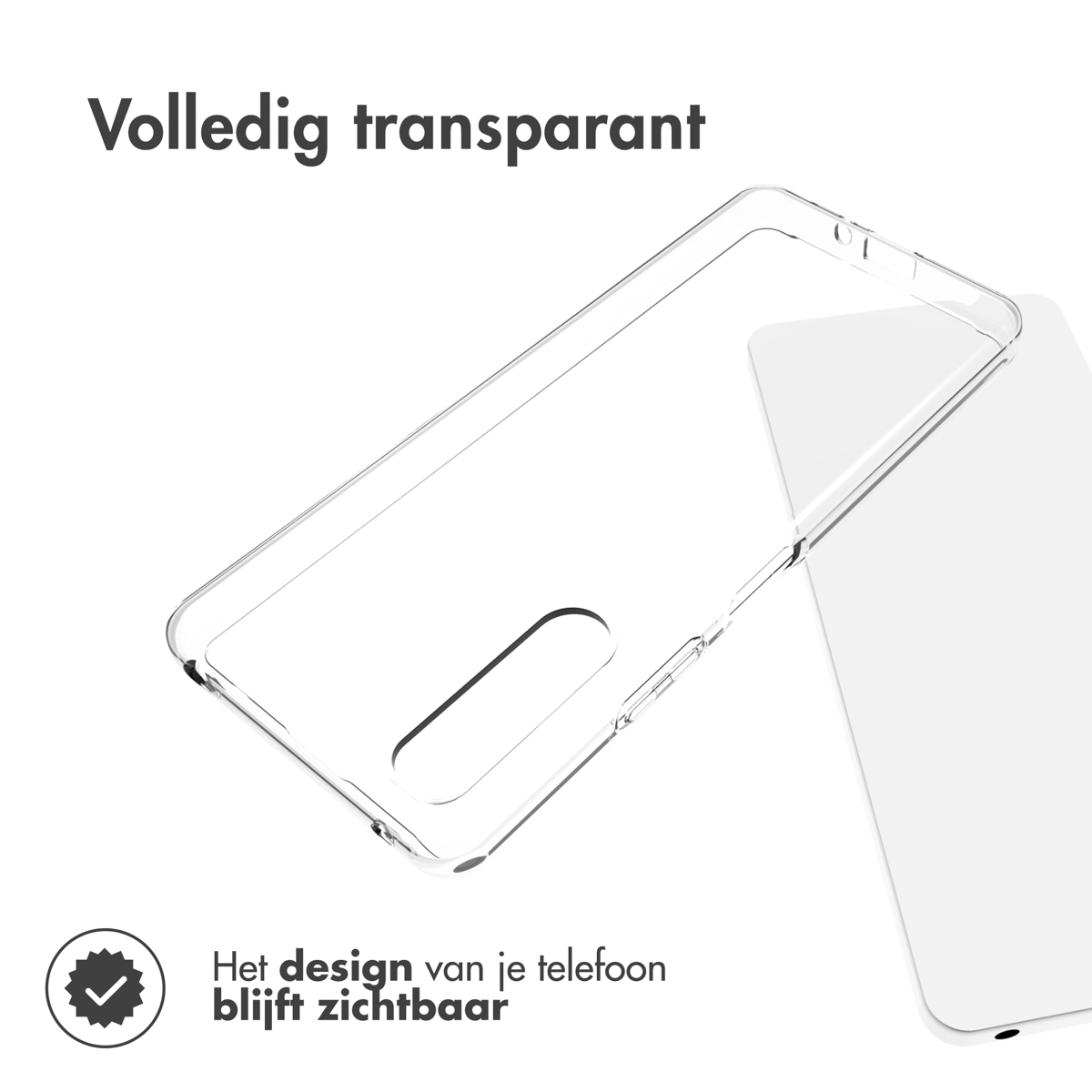 Accezz Clear Backcover Sony Xperia 10 IV - Transparant - Afbeelding 4