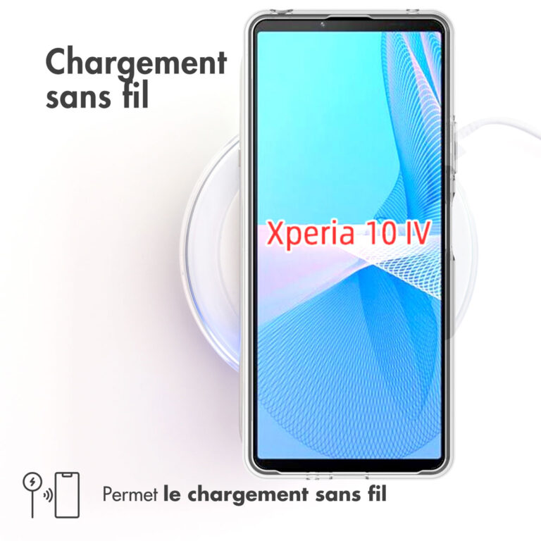 Accezz Clear Backcover Sony Xperia 10 IV - Transparant - Afbeelding 6