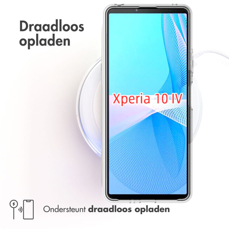 Accezz Clear Backcover Sony Xperia 10 IV - Transparant - Afbeelding 2