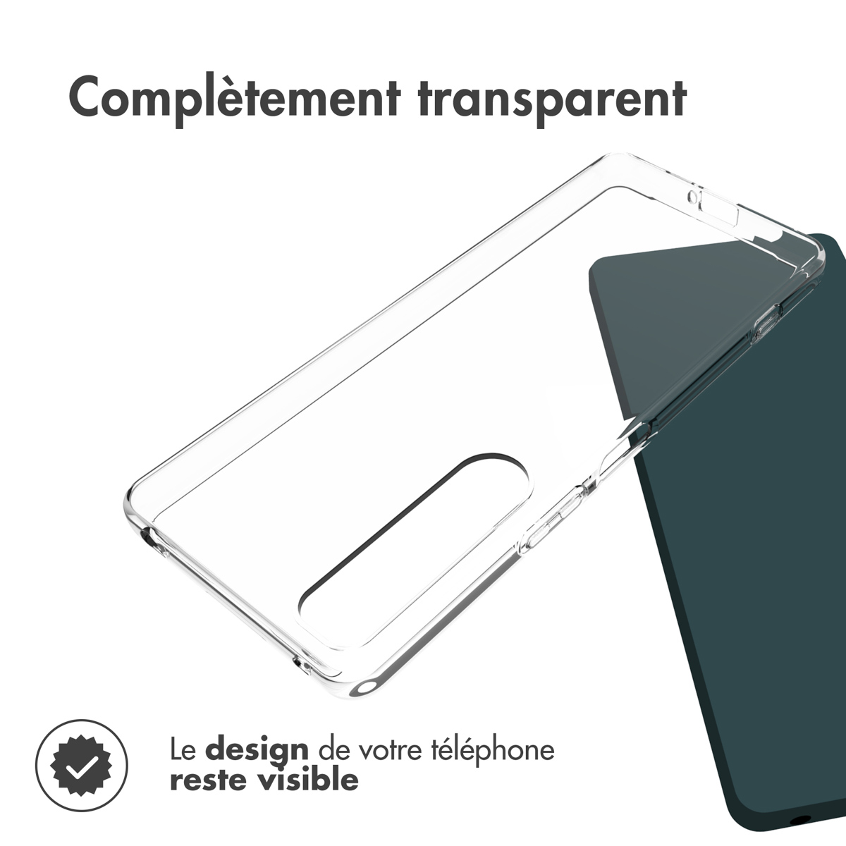 Accezz Clear Backcover Sony Xperia 1 IV - Transparant - Afbeelding 3
