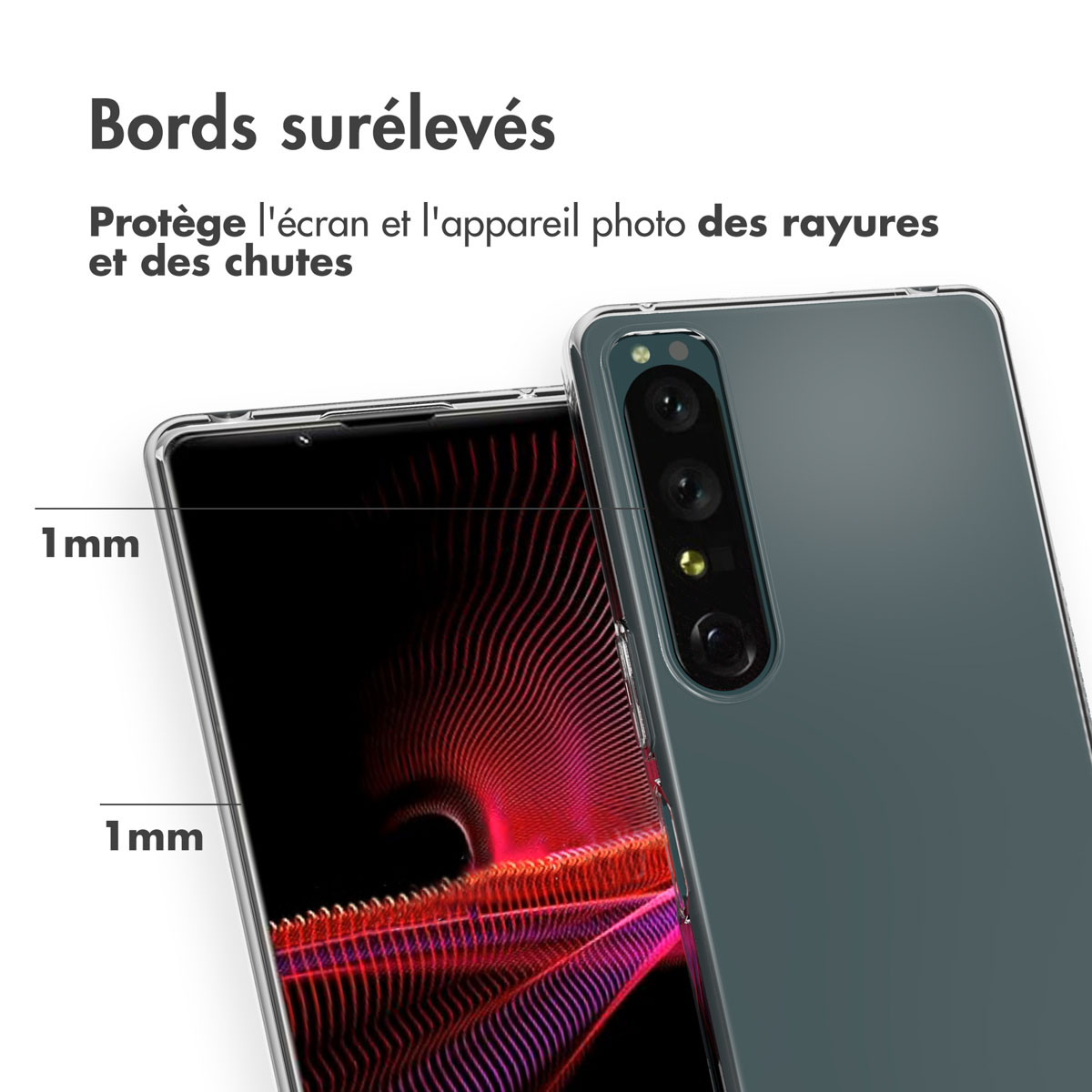 Accezz Clear Backcover Sony Xperia 1 IV - Transparant - Afbeelding 6