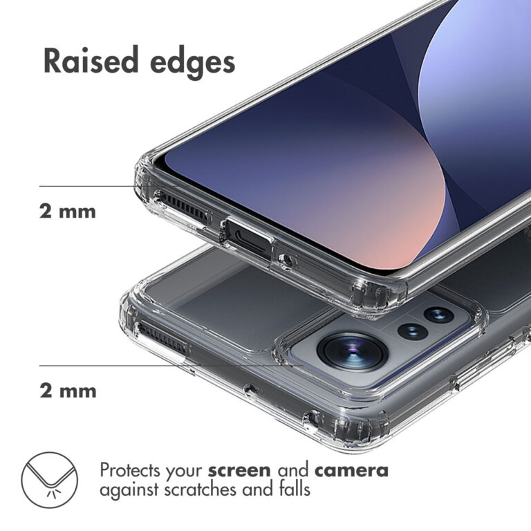 Accezz Xtreme Impact Backcover Xiaomi 12 / 12X - Transparant - Afbeelding 5