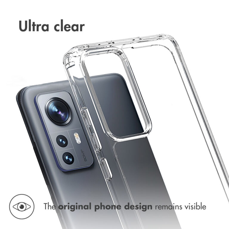 Accezz Xtreme Impact Backcover Xiaomi 12 / 12X - Transparant - Afbeelding 4