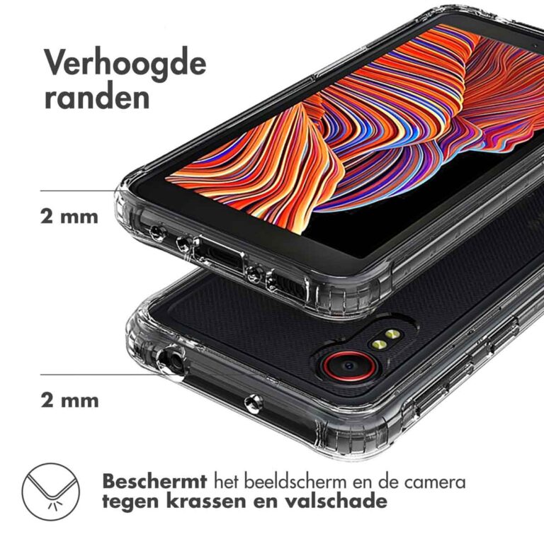 Accezz Xtreme Impact Backcover Samsung Galaxy Xcover 5 - Transparant - Afbeelding 5