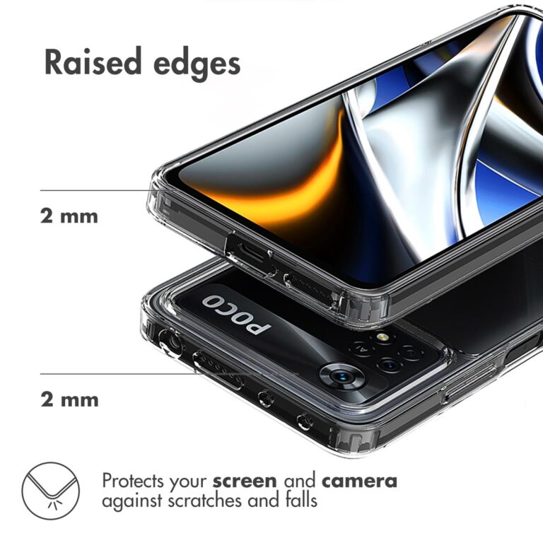 Accezz Xtreme Impact Backcover Xiaomi Poco X4 Pro 5G - Transparant - Afbeelding 4