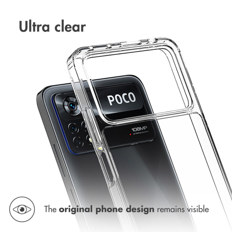 Accezz Xtreme Impact Backcover Xiaomi Poco X4 Pro 5G - Transparant - Afbeelding 5