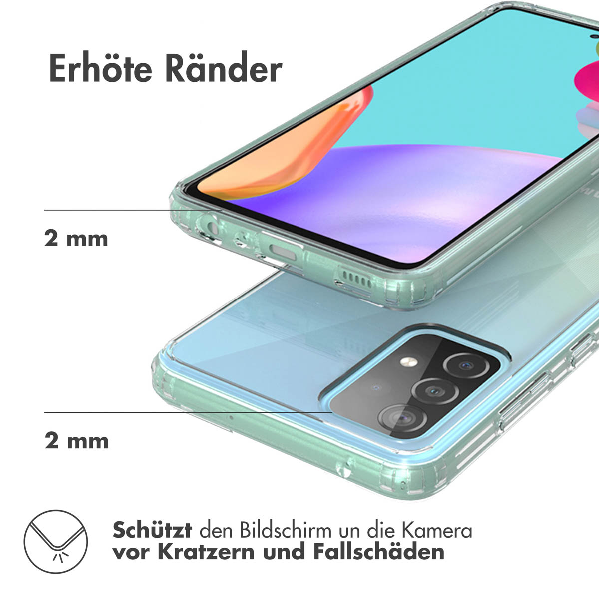 Accezz Xtreme Impact Backcover Samsung Galaxy A52(s) (5G/4G) - Transparant - Afbeelding 5