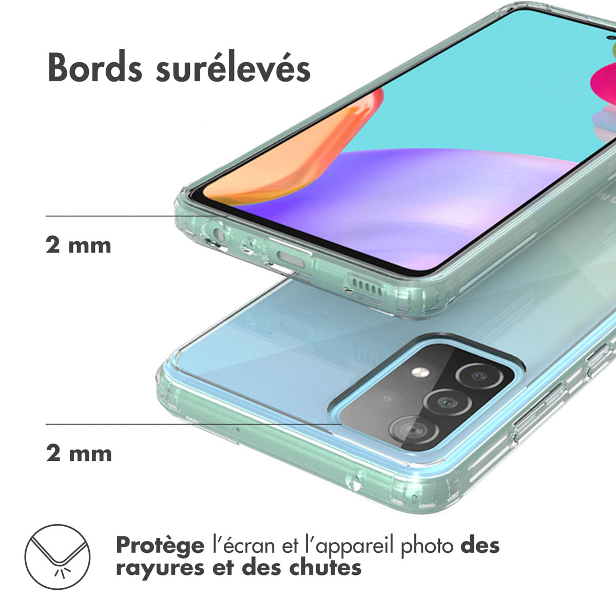 Accezz Xtreme Impact Backcover Samsung Galaxy A52(s) (5G/4G) - Transparant - Afbeelding 6