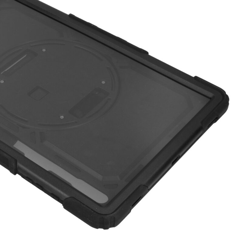 Extreme Backcover met strap Samsung Galaxy Tab S8 Ultra - Zwart - Afbeelding 6