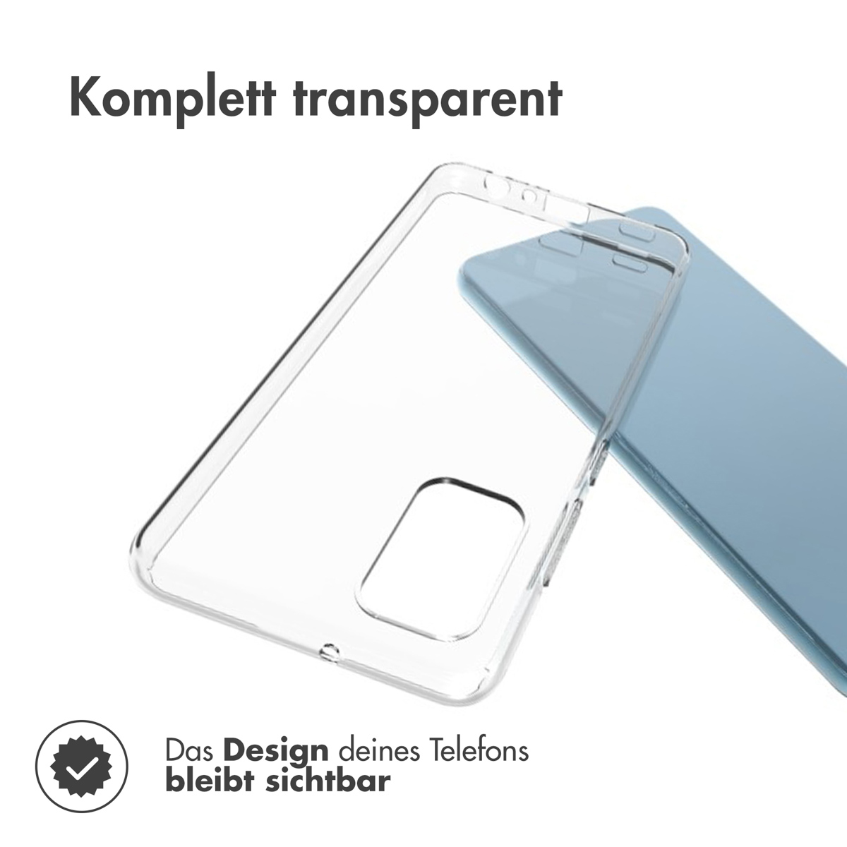 Accezz Clear Backcover Samsung Galaxy A32 (4G) - Transparant - Afbeelding 2