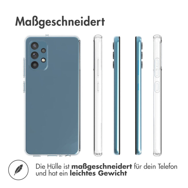 Accezz Clear Backcover Samsung Galaxy A32 (4G) - Transparant - Afbeelding 8