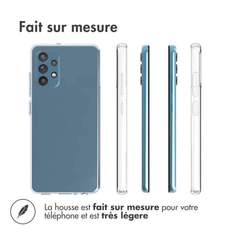 Accezz Clear Backcover Samsung Galaxy A32 (4G) - Transparant - Afbeelding 5