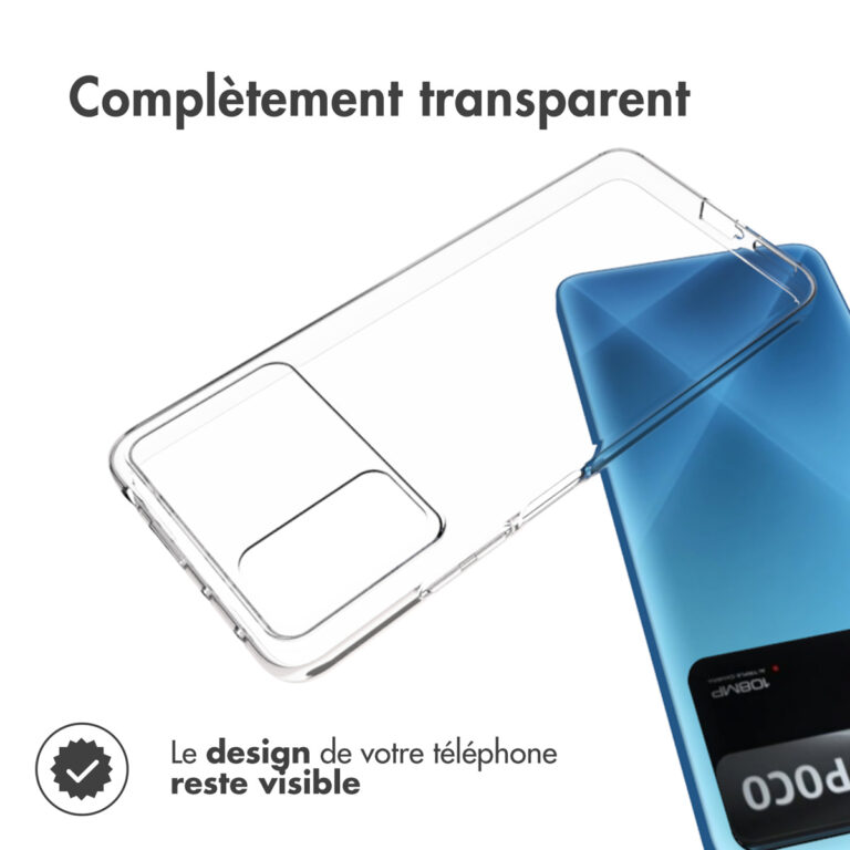Accezz Clear Backcover Xiaomi Poco X4 Pro 5G - Transparant - Afbeelding 7