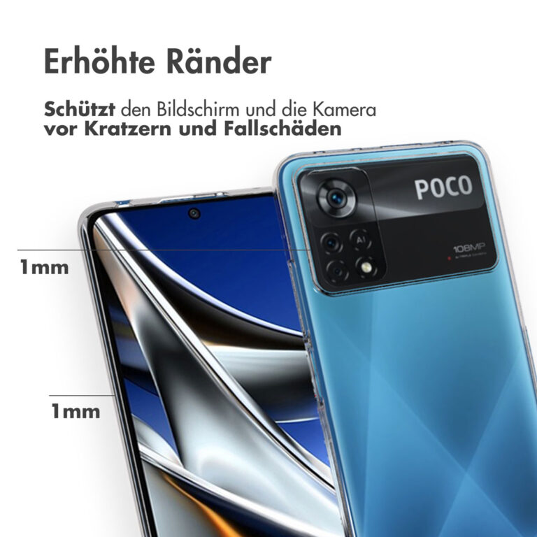 Accezz Clear Backcover Xiaomi Poco X4 Pro 5G - Transparant - Afbeelding 9