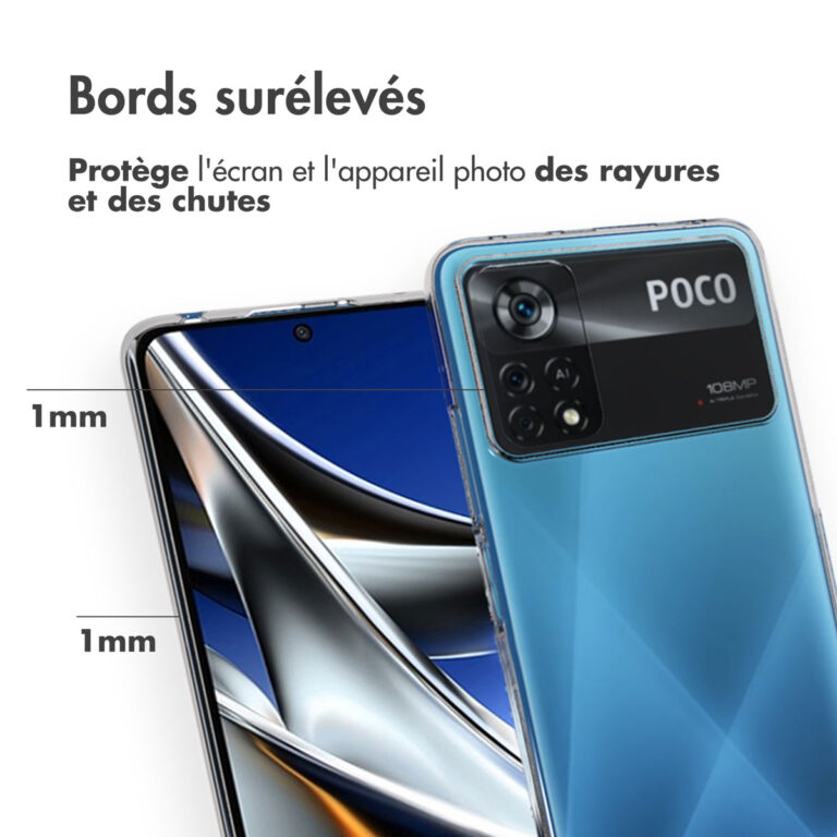 Accezz Clear Backcover Xiaomi Poco X4 Pro 5G - Transparant - Afbeelding 6