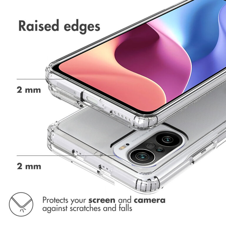 Accezz Xtreme Impact Backcover Xiaomi Poco F3 - Transparant - Afbeelding 6