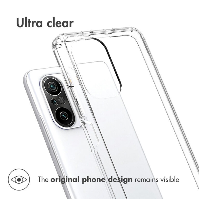 Accezz Xtreme Impact Backcover Xiaomi Poco F3 - Transparant - Afbeelding 4