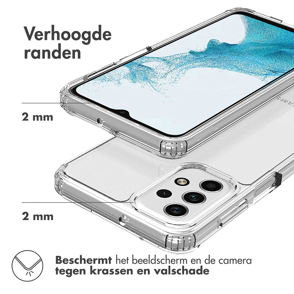 Accezz Xtreme Impact Backcover Samsung Galaxy A23 (5G) - Transparant - Afbeelding 9