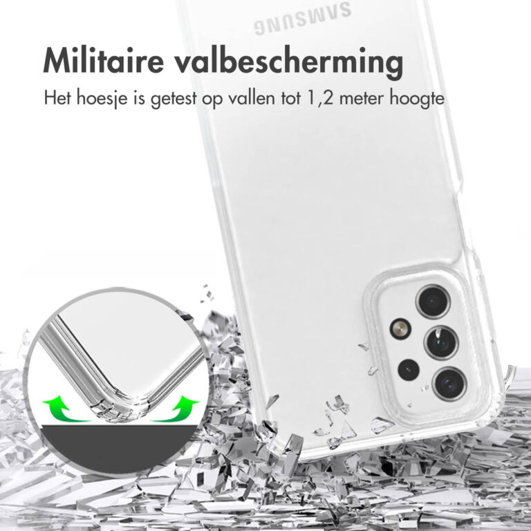 Accezz Xtreme Impact Backcover Samsung Galaxy A23 (5G) - Transparant - Afbeelding 7