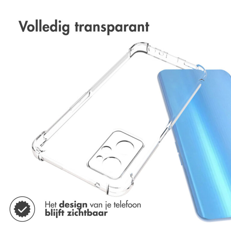Accezz Clear Backcover Realme 9i - Transparant - Afbeelding 4
