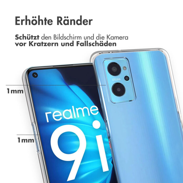Accezz Clear Backcover Realme 9i - Transparant - Afbeelding 9
