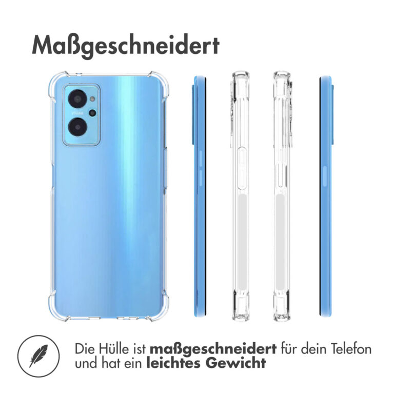 Accezz Clear Backcover Realme 9i - Transparant - Afbeelding 8